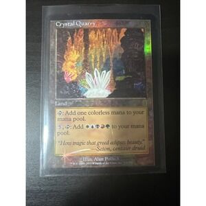 MTG FOIL Crystal Quarry Odyssey Magic the Gathering